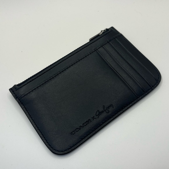 Coach x Selena Gomez Glitter Bunny Zip Wallet Card Holder Like New - Picture 4 of 9